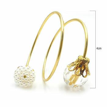 porta guardanapo dourado branco 0603881